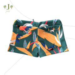 Shorts Ilhos Floral Verde - comprar online