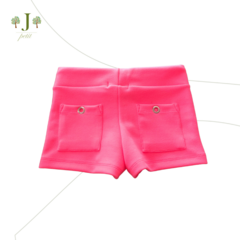 Shorts Ilhos Pink Fluor - comprar online