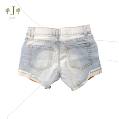 Shorts Jeans Azul Bolso Aparente - comprar online