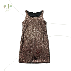Vestido Paete Adulto Bronze - comprar online