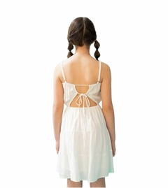 Vestido Decote Costas Branco - comprar online