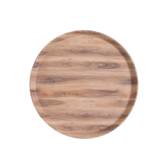 Bandeja redonda simil madera x 40cm