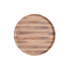 Bandeja redonda simil madera x 28cm
