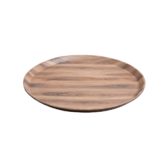 Bandeja redonda simil madera x 40cm - comprar online