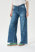 JEAN WIDE LEG COURT AZUL