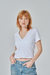 BABY TEE REMERA BASICA CROP ESC V - comprar online