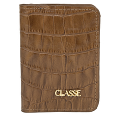 Carteira Porta Cartão Feminina Slim Classe Couro - Moda feminina: bolsas, carteiras, acessórios. Bela Vitória