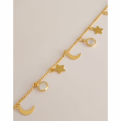 Pulseira Helena Estrela, Lua e Luz - comprar online