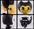 NOVO Funko pop machado Bendy series 279# The Ink Machine Bendy Action Figure Edi - comprar online