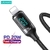 Cabo de exibição digital USAMS PD 20W para iPhone 14 Plus Pro Max Lightning Ca - comprar online