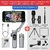 AXNEN 3-Axis Handheld Gimbal Sem Fio Bluetooth Telefone Gimbal Estabilizador par - Loja Genezini