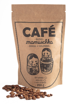 Café Blend en Grano 250 g. ( Doy Pack) Mamuschka - comprar online