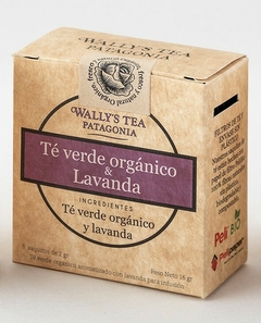 Mini Caja Té Verde Orgánico & Lavanda x 8 saquitos