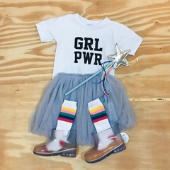 Camiseta GRLPWR e MOMPWR [infantil e adulto]