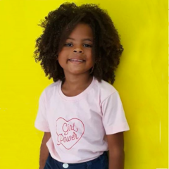 Camiseta Girl Power Rosa [infantil e adulto] - comprar online