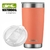 VASO WATERDOG BORDA 500ML CORAL