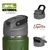 BOTELLA DOBLE PARED ACERO INOXIDABLE ACUA 550-750 ML GREEN - comprar online