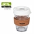 VASO WATERDOG CAPUCHINO DE VIDRIO TRANSPARENTE WHITE - comprar online