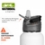 BOTELLA DOBLE PARED ACERO INOXIDABLE ACUA 550-750 ML WHITE - comprar online