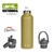 BOTELLA DOBLE PARED ACERO HYDRO 750 MOSTAZA - comprar online