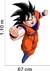 Adesivo de Parede Goku Dragon Ball - comprar online