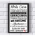 Placa Decorativa Frase Nesta Casa - comprar online