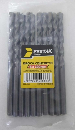 Broca Para Concreto: 5x85mm / 6x100mm / 8x120mm / 10x120mm / 12x150mm