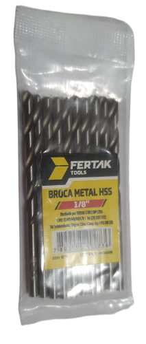 KIT Brocas De Aço Rápido HSS Para Metais - FERTAK