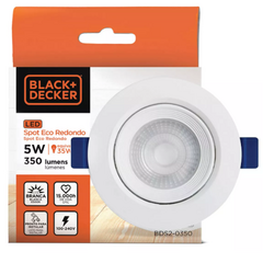 Spot de LED de Embutir Redondo Branca Eco 3W - Black + Decker - comprar online