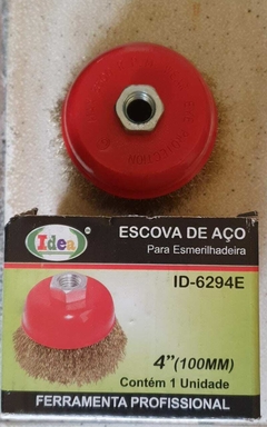 Escova de Aço para Esmerilhadeira 4" 100mm na internet