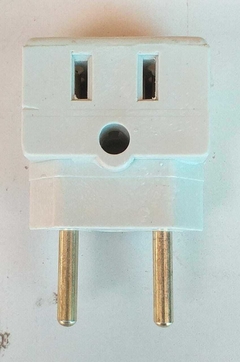 Adaptador Tomada 3 Pinos Para 2 Pinos Plug 10a / 20a Bob Esponja ou Plug T Benjamin