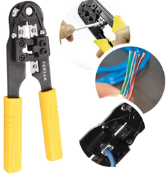 Alicate Crimpador 6 Rj45 - Fertak Tools