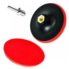 Suporte para Disco de Lixa com Fechamento Auto-adesivo 180mm M14 com Adaptador Fertak