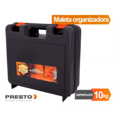 Maleta Plástica Organizadora De Ferramentas 96006 Cor Preto - Presto - comprar online