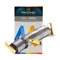 Resistência Tipo Maxi Ducha / Maxi Banho / Astra / Cardal - Pratimix 127v / 4500w - comprar online