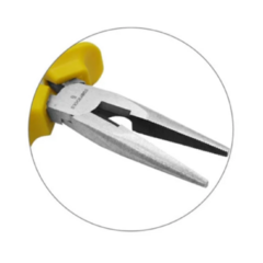 Alicate Bico Meia Cana Reto 6'' Emborrachado Amarelo/Preto - STARTOOLS - comprar online