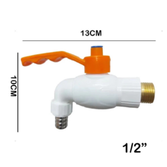 Torneira Esfera 1/2" Latão Encapada de Plástico - Startools - JMS FERRAMENTAS