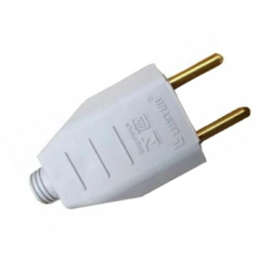 Plug macho 2p 10a 250v br 2062 - luster na internet