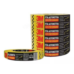 Fita Crepe Alta Performance Automotiva 18mmx40m - 3m