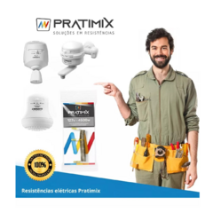 Resistência Tipo Maxi Ducha / Maxi Banho / Astra / Cardal - Pratimix 127v / 4500w - loja online