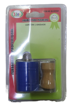 Prumo para Pedreiro Metal 500 g. ID-9225P Idea