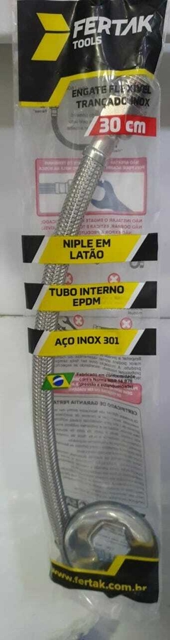 Engate Flexível Trançado 30 e 40 Cm Aço Inox Para Pia na internet