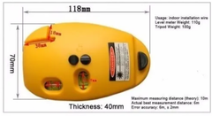 Nível à Laser com Feixe Horizontal e Vertical 9RZ EDA - JMS FERRAMENTAS