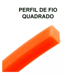 Fio De Nylon Para Roçadeira 2.4mm X 10m Perfil Quadrado - I.D.E.A.+PRO - comprar online