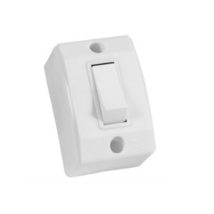 Interruptor Externo Simples Branco 170 - Perlex