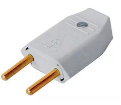 Plug Macho Maciço 10a CINZA 1041 - Perlex