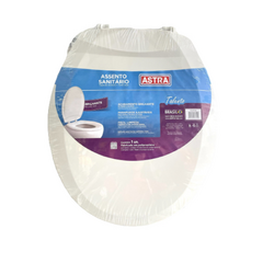 Assento Sanitário Oval Vazado Branco Talento - Astra