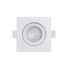 Spot de LED de Embutir Quadrado Branca Eco 5W - Black + Decker