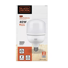 Lâmpada led alta potência 40w Black & Decker - Black &Decker - comprar online