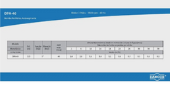 Bomba Auto Aspirante Periférica 1/2CV DPA-40 Bivolt - Dancor - comprar online